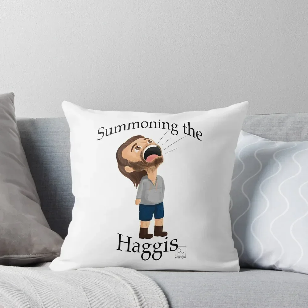 Summoning the Haggis Throw Pillow Custom Cushion Decorative Sofa Cushions Pillows Aesthetic pillow