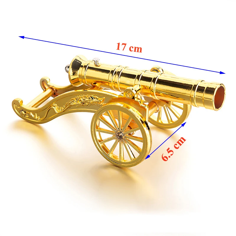 Ornamental Metal Cannon Decoration Mini Artillery Military Toy Arsenal Gift Armament Collection Decorative Arms Miniature Mortar