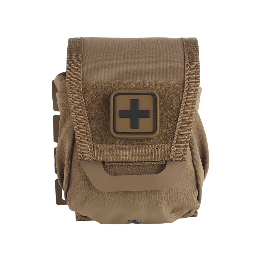 POSEIDON DEFENSE Small Medical Bag Molle Mount Quick Handle Split Design Multi-purpose Fist Aid IFAK Supplies Storage Pouch