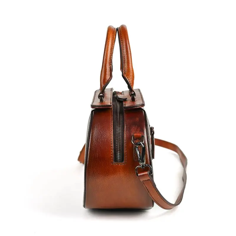 Retro frauen Taschen Top Schicht Rindsleder Handtasche Retro Frauen Cheongsam Tasche Single-schulter Umhängetasche Paket Mode Frauen Tasche