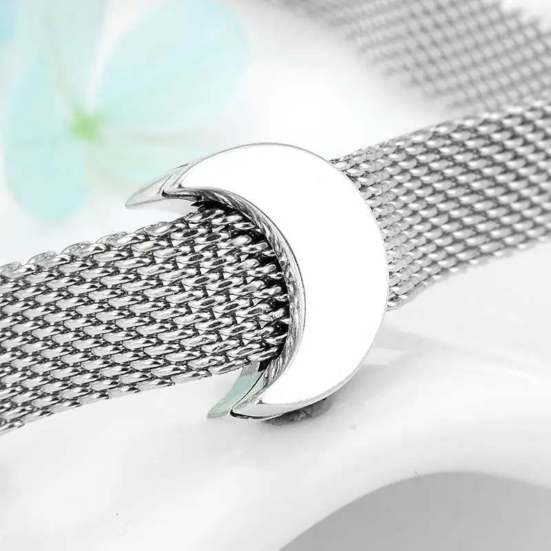 New Arrival Sparkling 925 Sterling Silver Round Clear CZ Clips Beads for Jewelry Making Fit Reflexions Charm Bracelet