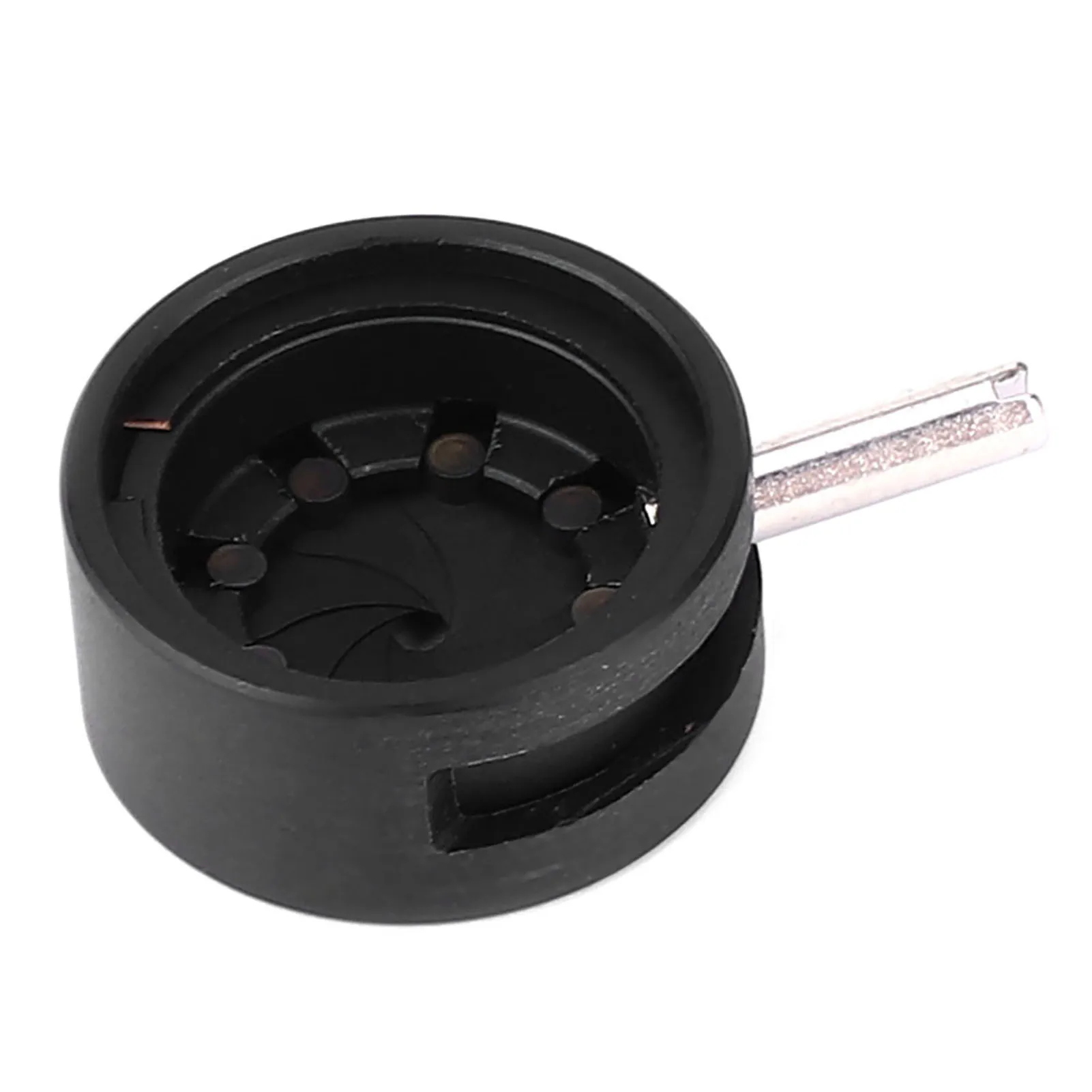 Adaptador de iris para microscopio, lente ajustable de apertura, diafragma óptico para microscopio
