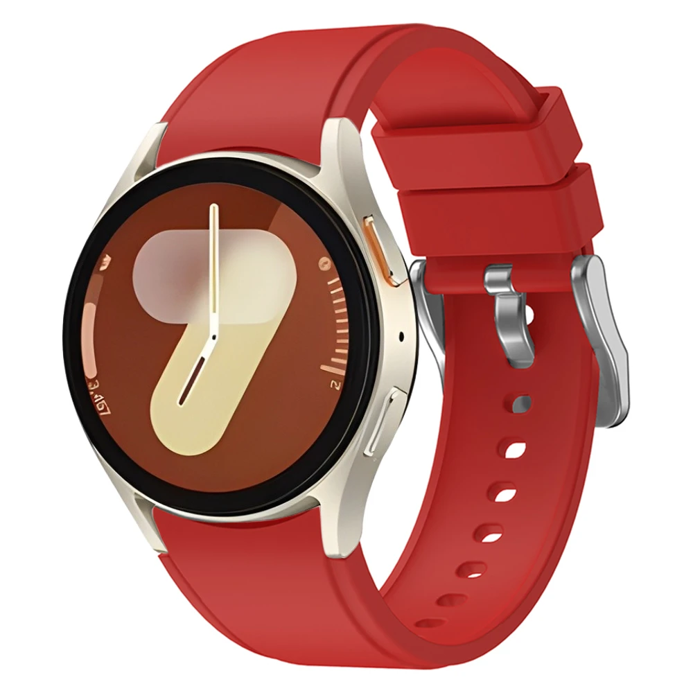 Силиконовый ремешок для Samsung Watch Galaxy 7 6 5 4 44 мм 40 мм 5 Pro 45 мм Браслет без зазоров для часов 6 4 Classic 47 мм 46 мм