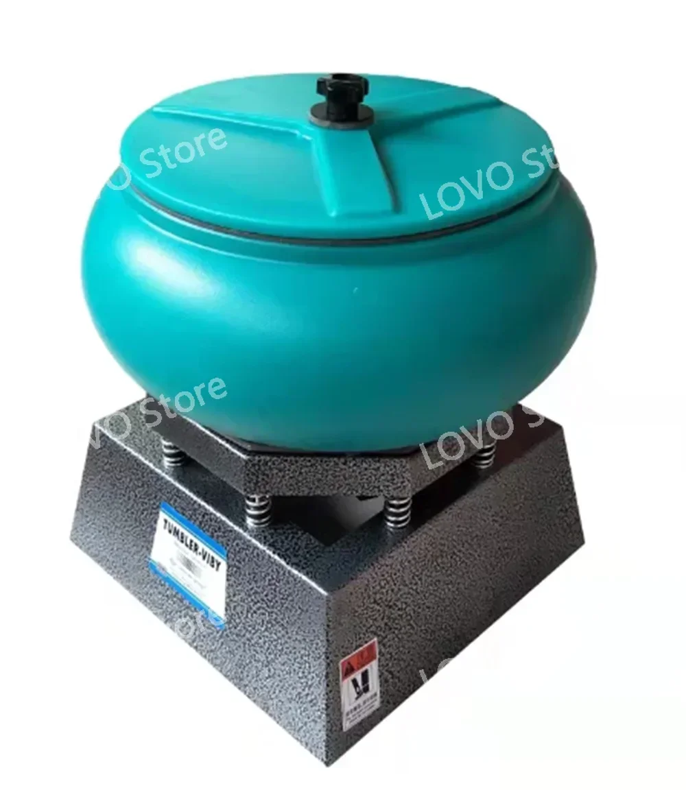 110V/220V 17Inch 350W Electric Vibrating Tumbler Vibratory Rock Tumbler Bowl Tumbling Polishing Machine