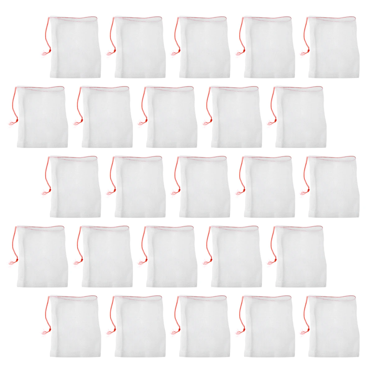 

100 Pcs Bird Netting for Fruit Trees Insect-proof Bag Nylon Mesh Garden with Drawstring