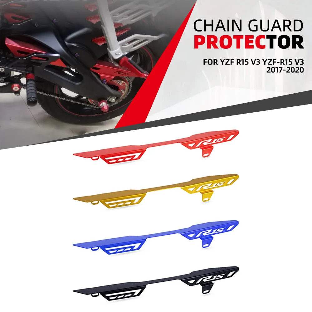 

For Yamaha YZF R15 V3 YZF-R15 V3 2017 2018 2019 2020 Motorcycle Extension Chain Guard Chain Cover Protection R15V3 Accessories