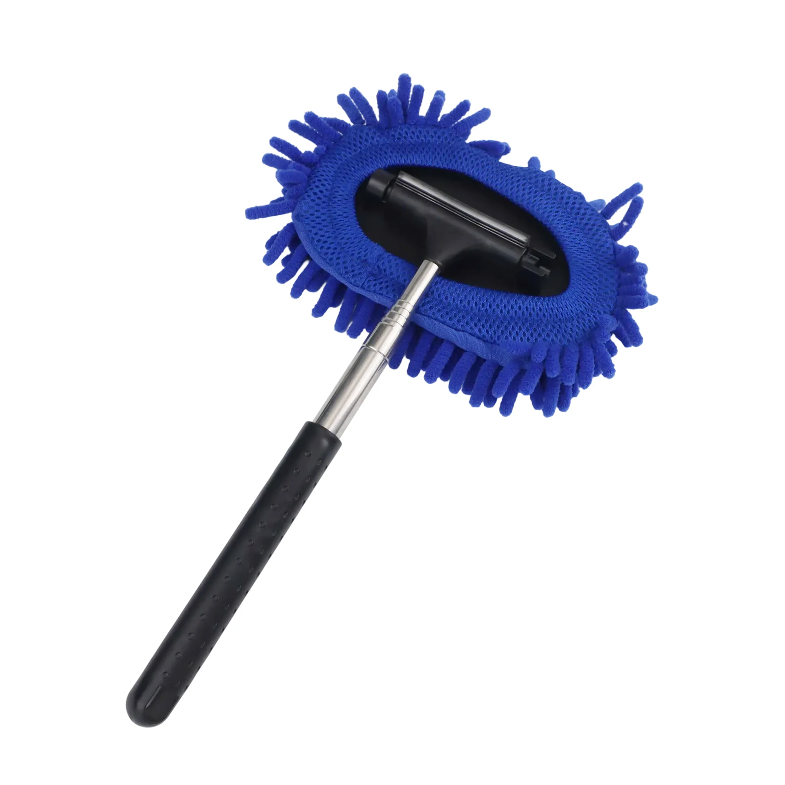 Herramienta de limpieza de coche de diseño ergonómico, limpiador de parabrisas 3 en 1 azul, funcionalidad 3 en 1, escurridor incorporado