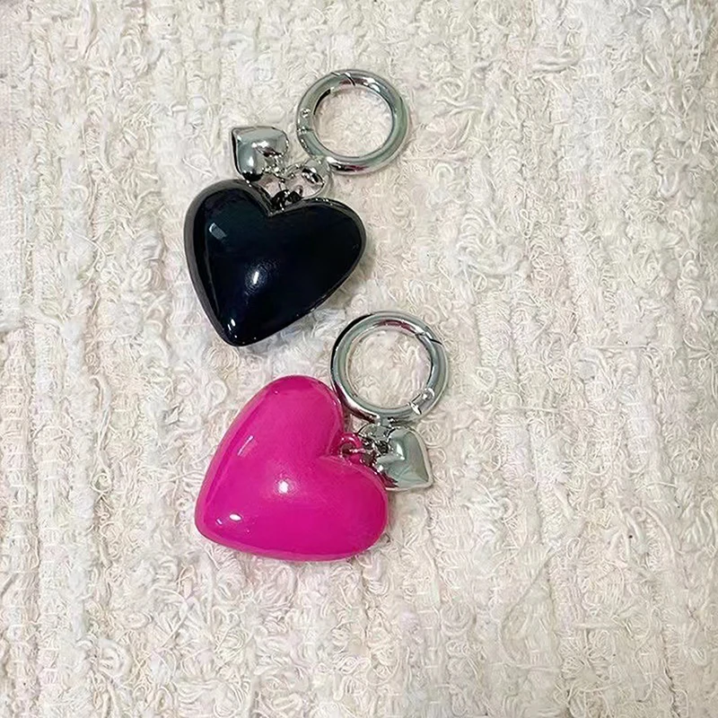 1PCS Charm Big Heart Bag Pendant Creative Heart Keychain Car Keychain Bag Pendant Ornament