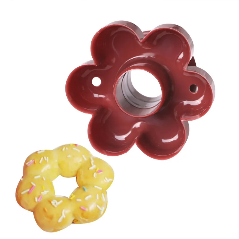 Creatieve Diy Donut Mal Cake Decoreren Tools Plastic Desserts Broodsnijder Maker Bakbenodigdheden Keukengereedschap