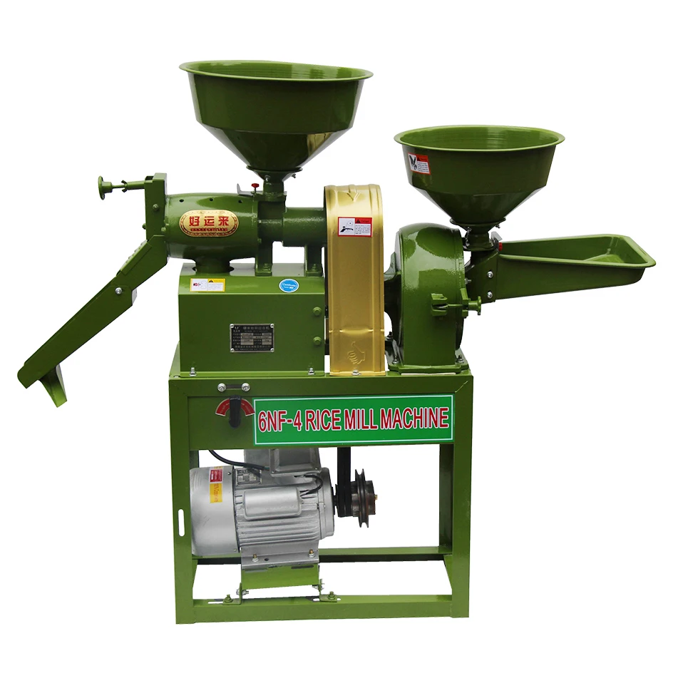 

500 kg/h Portable rice mill Wheat sheller Milling machine Corn rice mill Grain processing machinery