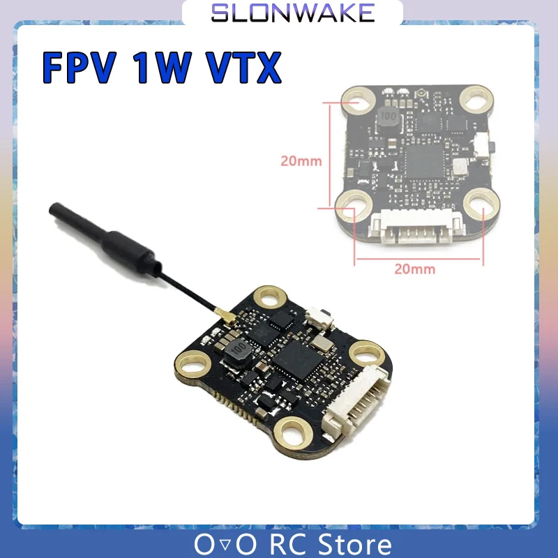 5.8GHz 48CH FPV VTX 1W 5.8G Image Video Transmitter 2-4S 100/200/400/1000mW For Long Range RC FPV Drone Multicopter Quadcopter