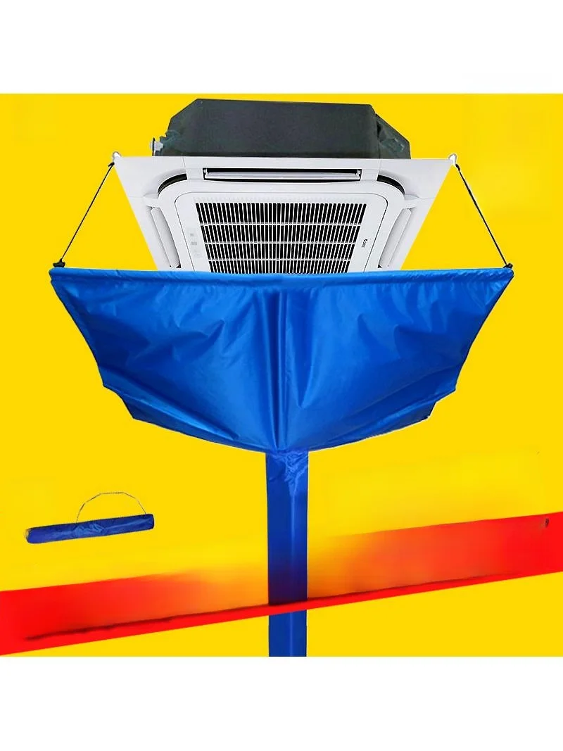 

Утолщенный водонепроницаемый чехол для потолочного кондиционера, специальный мешок для чистки центральных кондиционеров и канальных систем