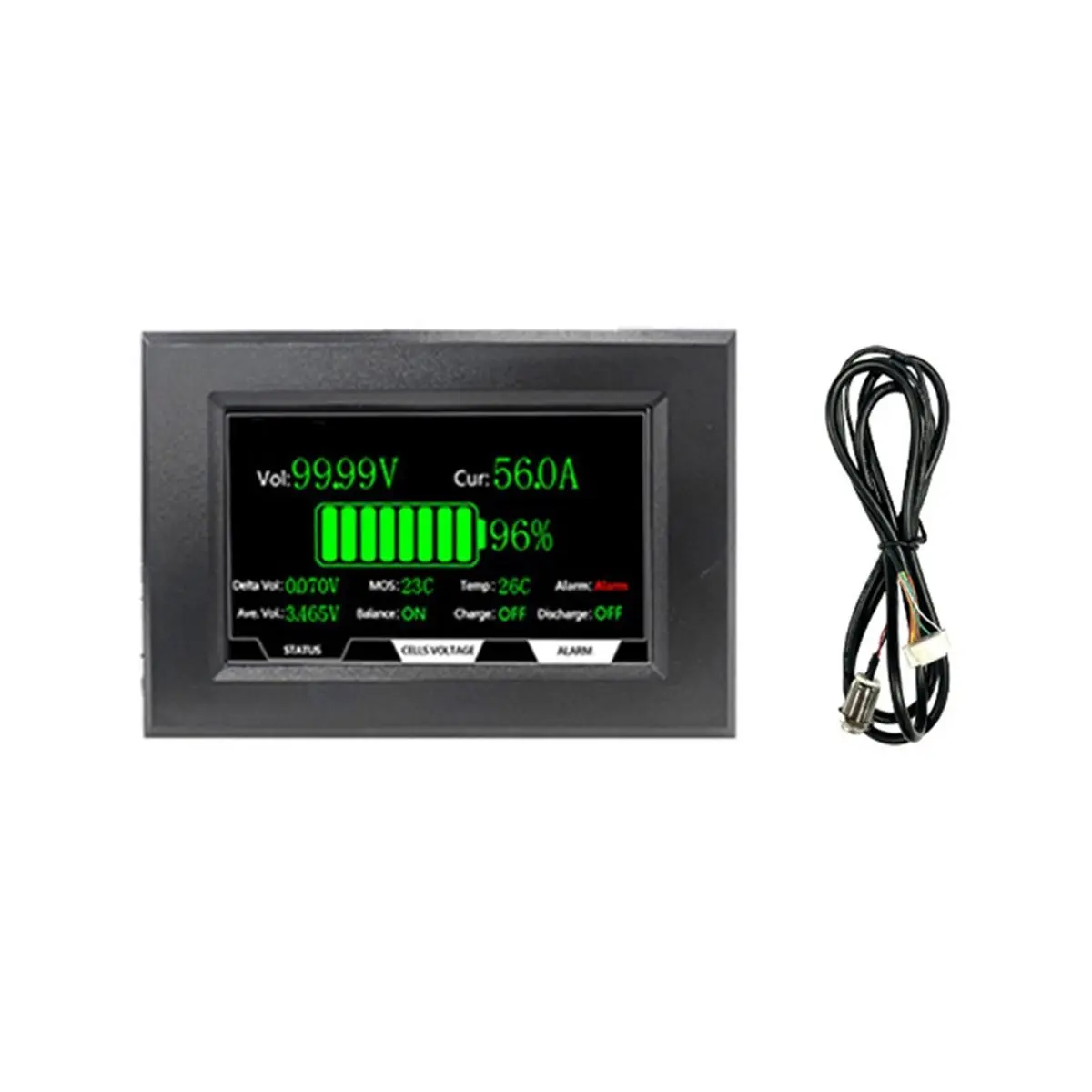 T19C For JIKONG BMS LCD 4.3 Inches Display Voltage Current SOC Temperature for JIKONG BMS TFT LCD Accessory