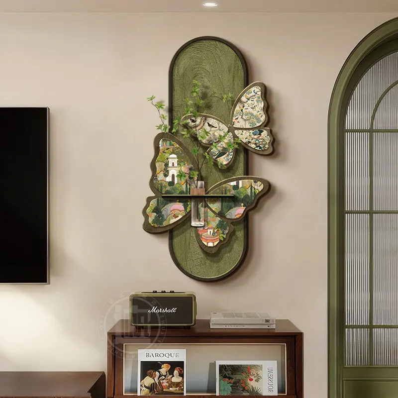 Entrance decorative painting, butterfly hanging painting on the background wall of the living room, make up the price difference