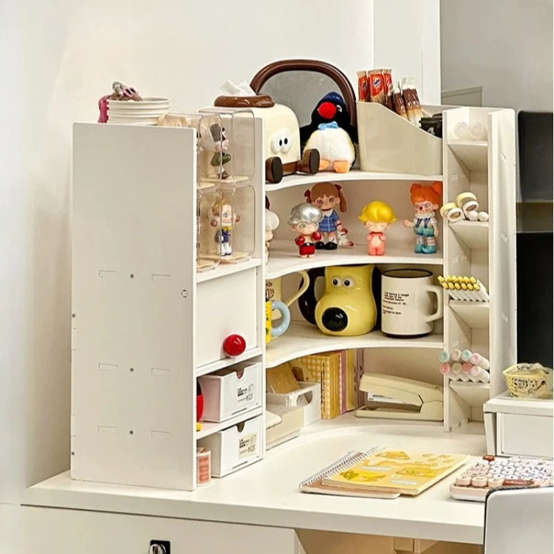 Room-specific Stationery Desk Storage Bookshelf Cute Trays Document Office Storage Post It Holder Drawer Repisa Home Accessories