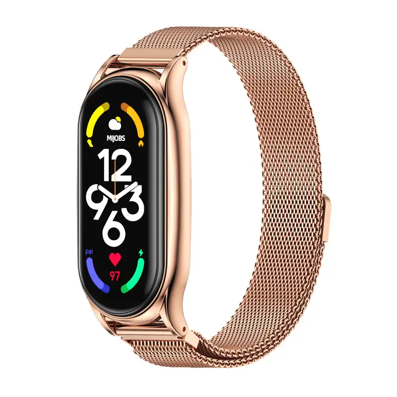 Metal Strap for Mi Band 11 10 9 8 7 6 5 Bracelet for Xiao mi Mi Band 10 Strap for Mi Band 9 Mi Band 8 Wristband Stainless Steel - Image 11