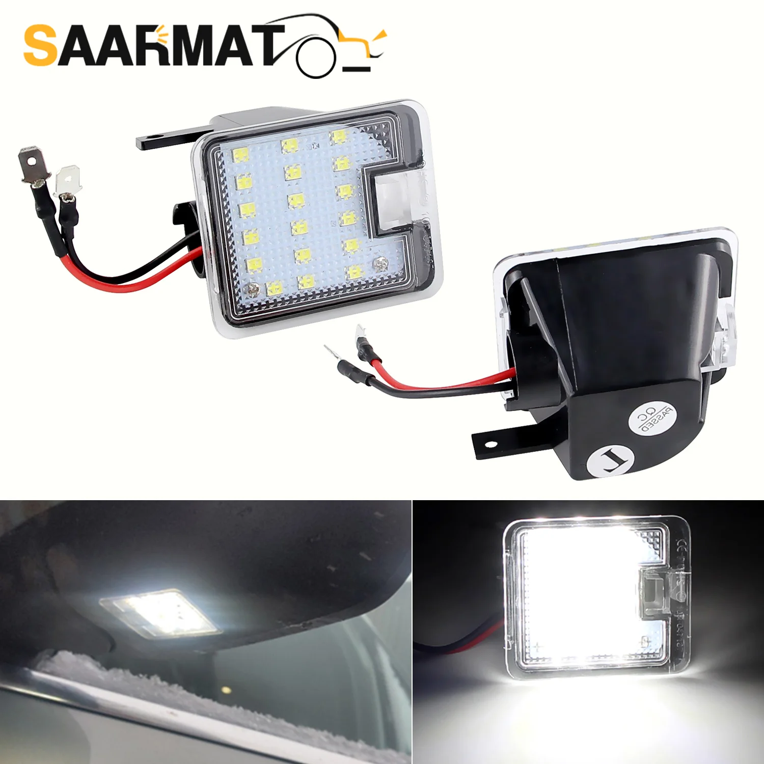 LED Under Mirror Lights CANBUS Under Side Mirror Puddle Light for Ford Edge Ranger Mondeo Fusion Flex Explorer Taurus Expedition