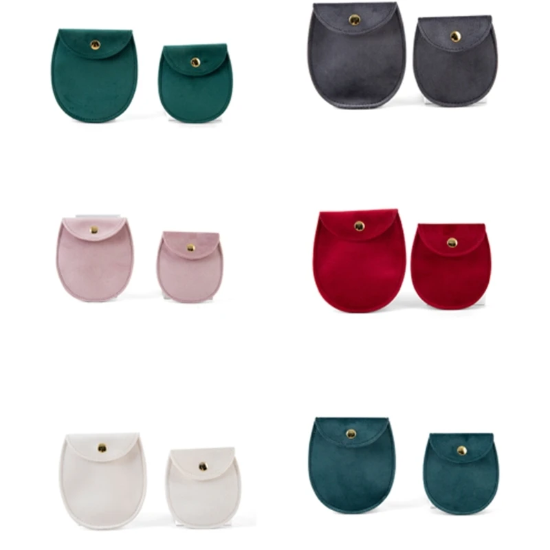 

10 Pack Elegant Jewelry Bag with Colorful Velvets Jewelry Jewelry Case Suitable for Wedding and Christmas Gifts