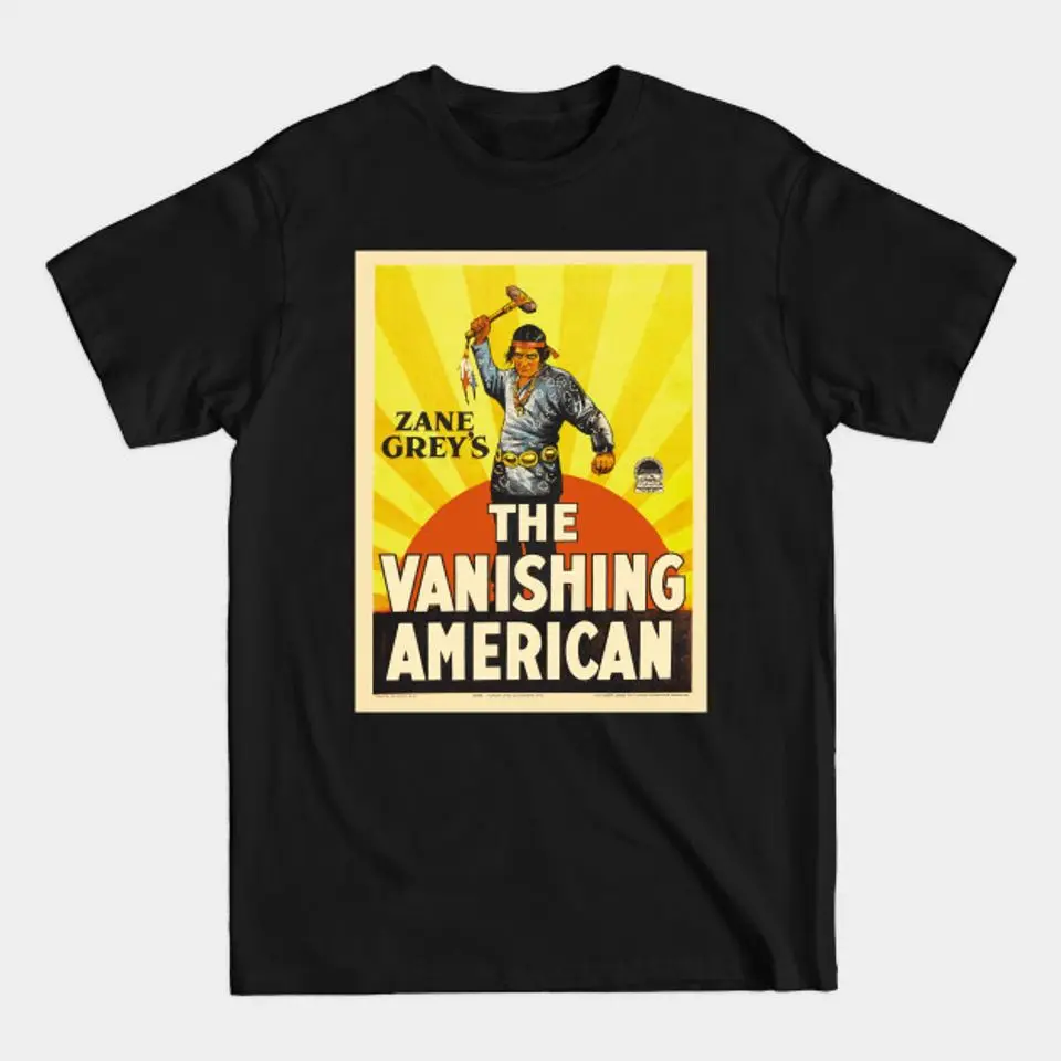 the vanishing american - Silent Film - T-Shirt Tees Hot Sale Outdoor Cotton