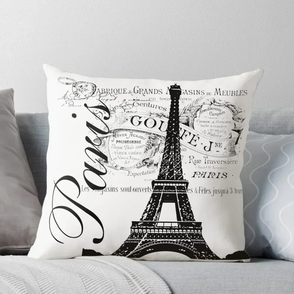 VINTAGE EIFFEL TOWER PARISIAN PARIS FRANCE POPULAR STYLE Throw Pillow Ornamental Pillow Cushion Covers For Living Room pillow