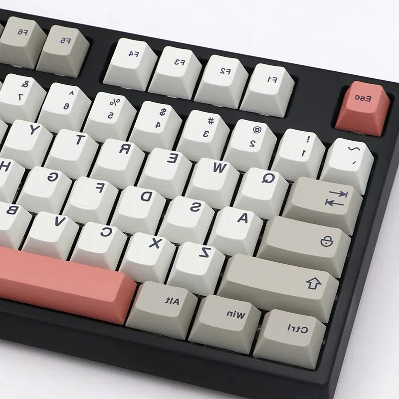 B-M Classic Vintage Gray 9009 Sublimation PBT Keycaps FILCO G80-3000 104 87 98 99 Keys