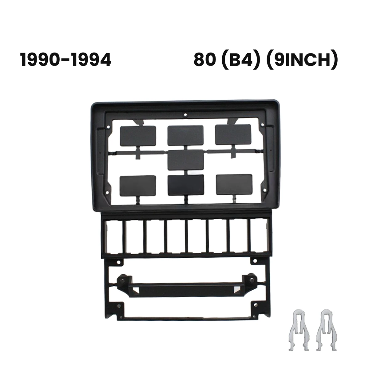 A003 9 Inch Car Frame Fascia Adapter for 80 B4 1990-1194 Frame No Cable Android Radio Dash Fitting Panel Kit