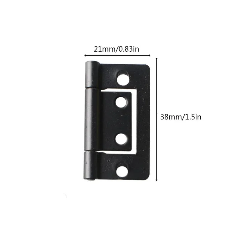 4 قطعة 21X38mm خمر المعادن بعقب المفصلي أربعة حفرة صندوق مجوهرات خشبي المفصلي تركيبات دمية الخشب الباب بعقب المفصلي الأجهزة مسمار