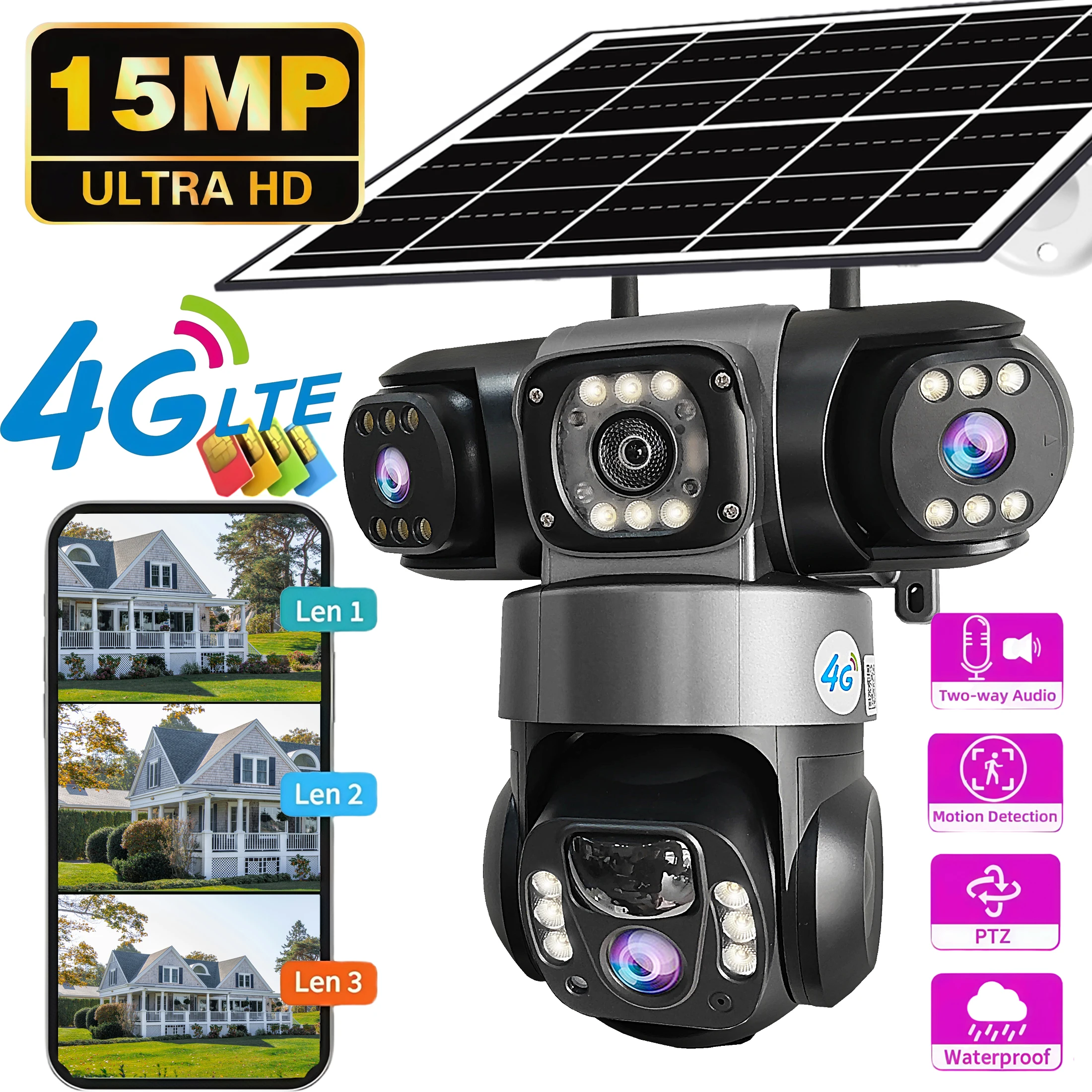 V380 Solar 4G Ip Ca… - image