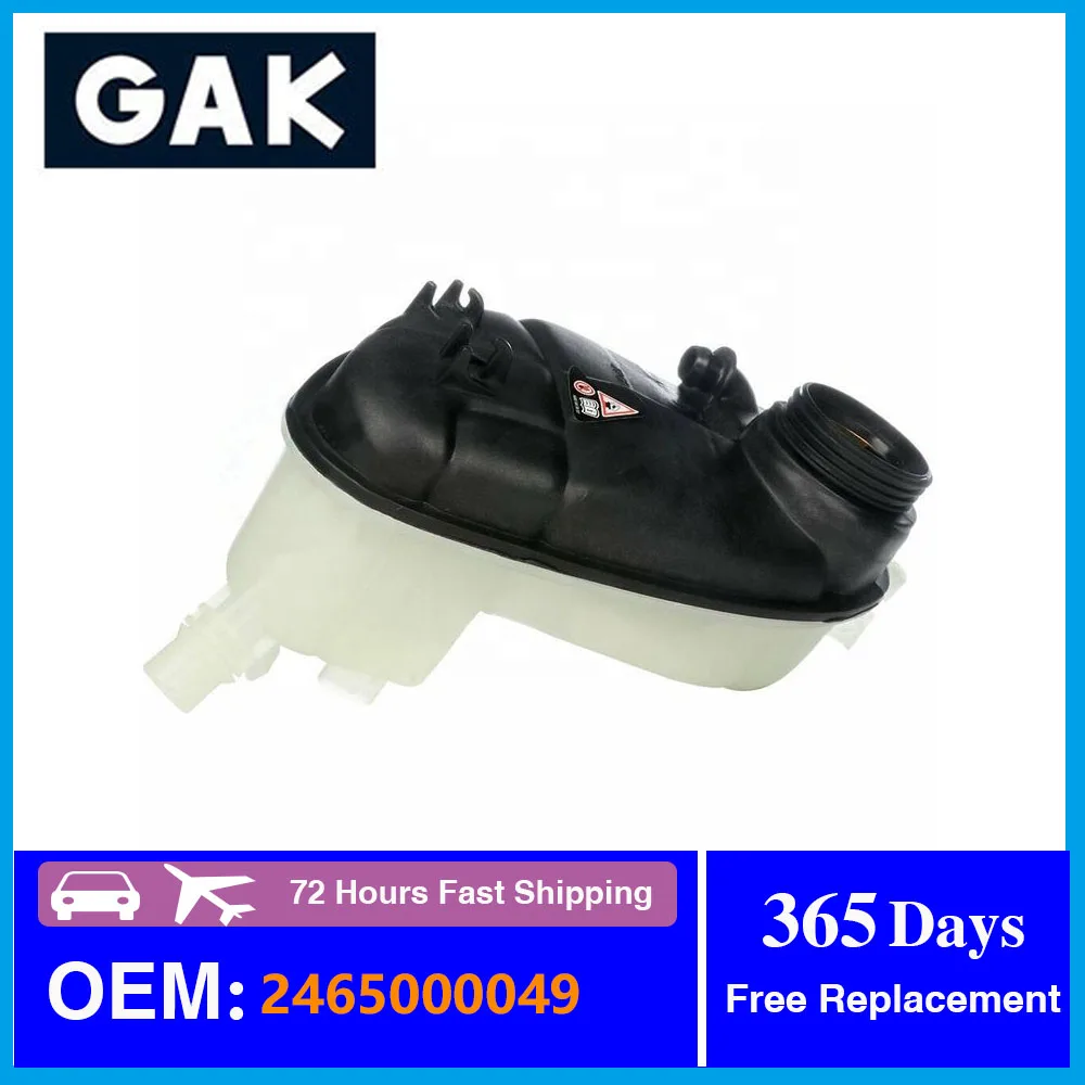 GAK Brand Engine Coolant Reservoir for Mercedes Benz 2.0L CLA250 CLA45 AMG 409278 A2465000049 2465000049