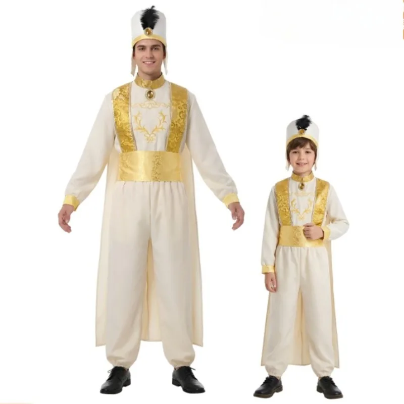 

Anime The Prince of The Magic Lamp Cosplay Costume Arabic National Costumes Stage Performance Outfits for Men Boys