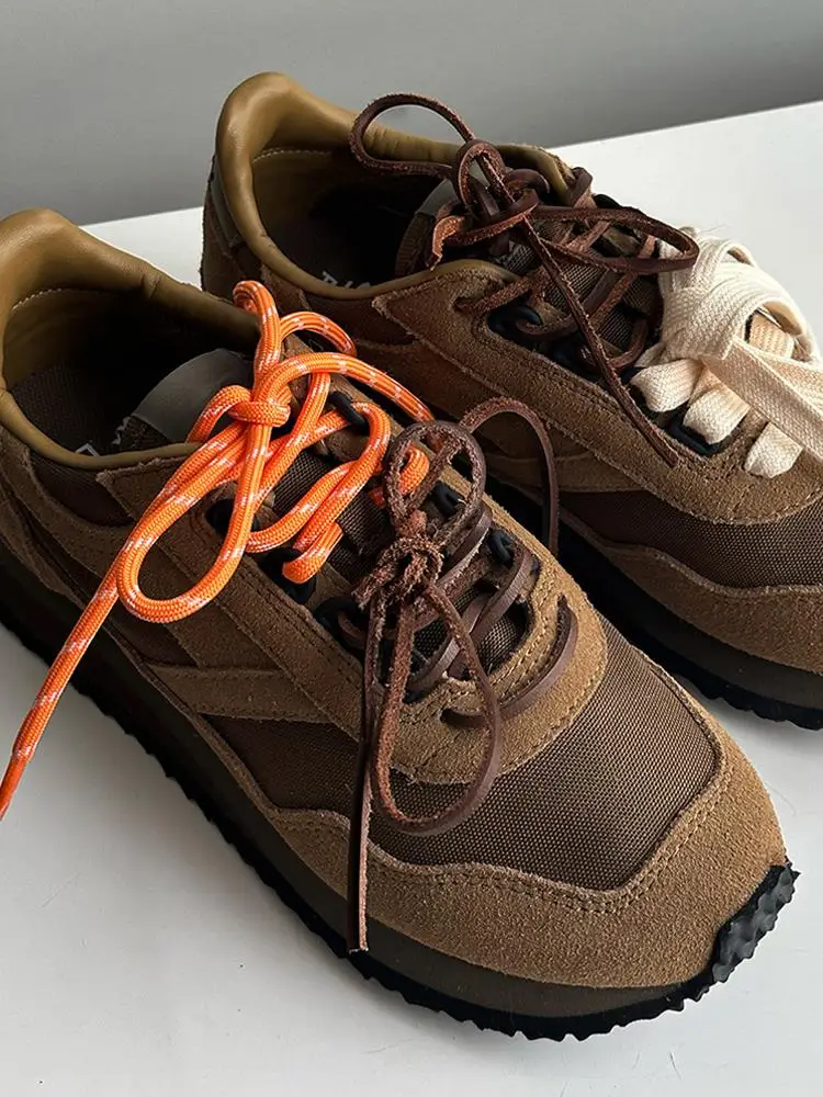 4Pacs/ensemble DE lacets DE formation libélement rond en cuir lacets colorés toile bottes décontractées lacets DE chaussures corde lacets