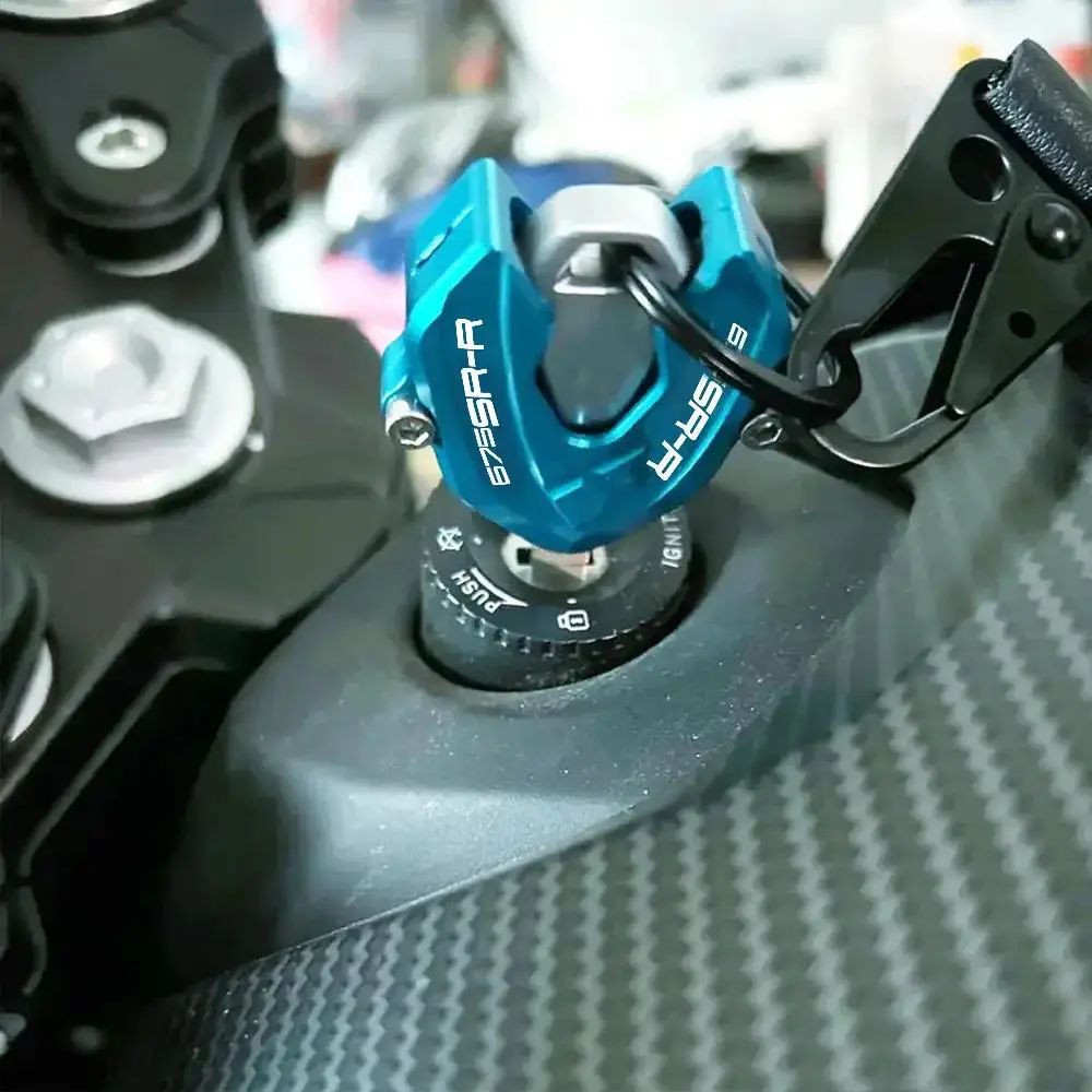 ل CFMOTO CF MOTO 675SRR 675SS 675NK 675 SS SRR NK 675 2024 2025 دراجة نارية الملحقات مفتاح غطاء غطاء مفتاح قذيفة حماية #2