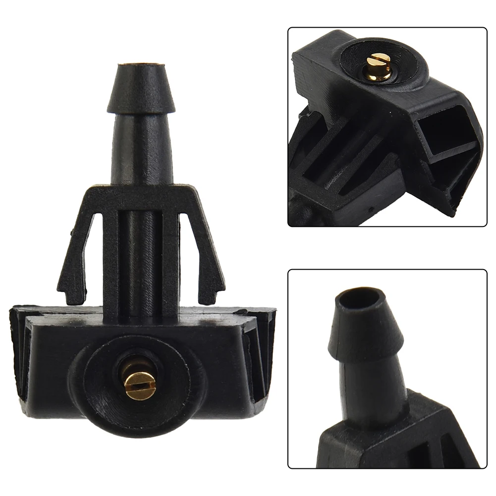 Car Windshield Water Spray Nozzle 28932-9U000 Fits For Nissan Note 2006-2013 Black Plastic Spray Nozzle Sprayer Jet Accessories