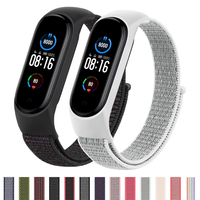 Strap for Mi band 9 8 7 smart watch Bracelet Nylon Sport loop Belt pulsera correa Miband 8 for Xiaomi Mi band 3 4 5 6 7 8 9 NFC