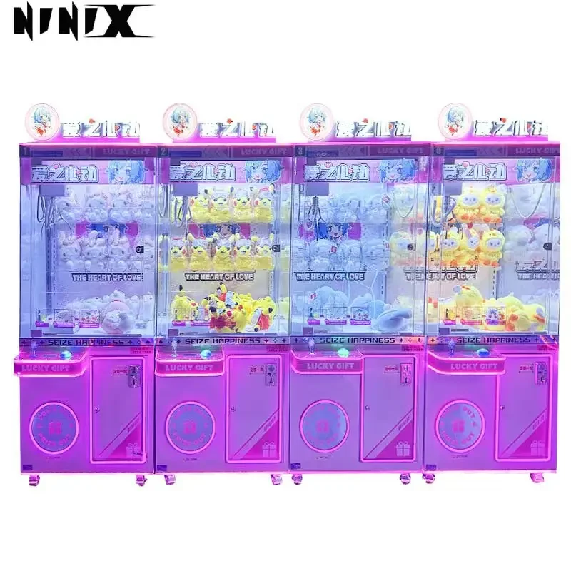 Guangzhou machine suppliers cheap plushies toys for retro claw machine coin operated prize toy crane claw game machine