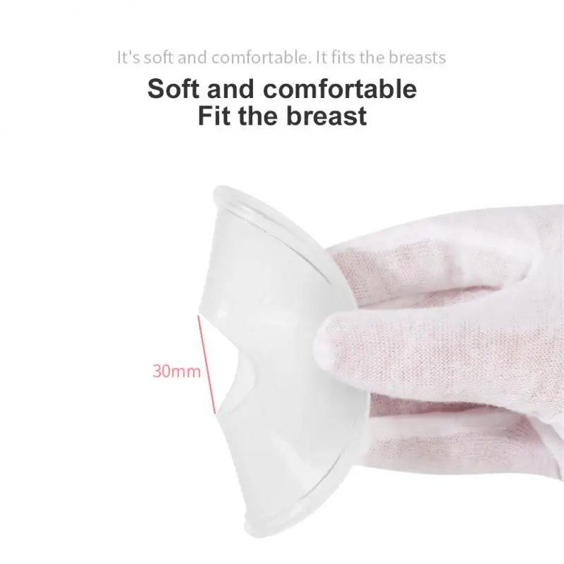 1~5PCS Silica Gel Portable Breast Milk Collector Postpartum Nipple Suction Container  Prevention Leakage Overflow Reusable