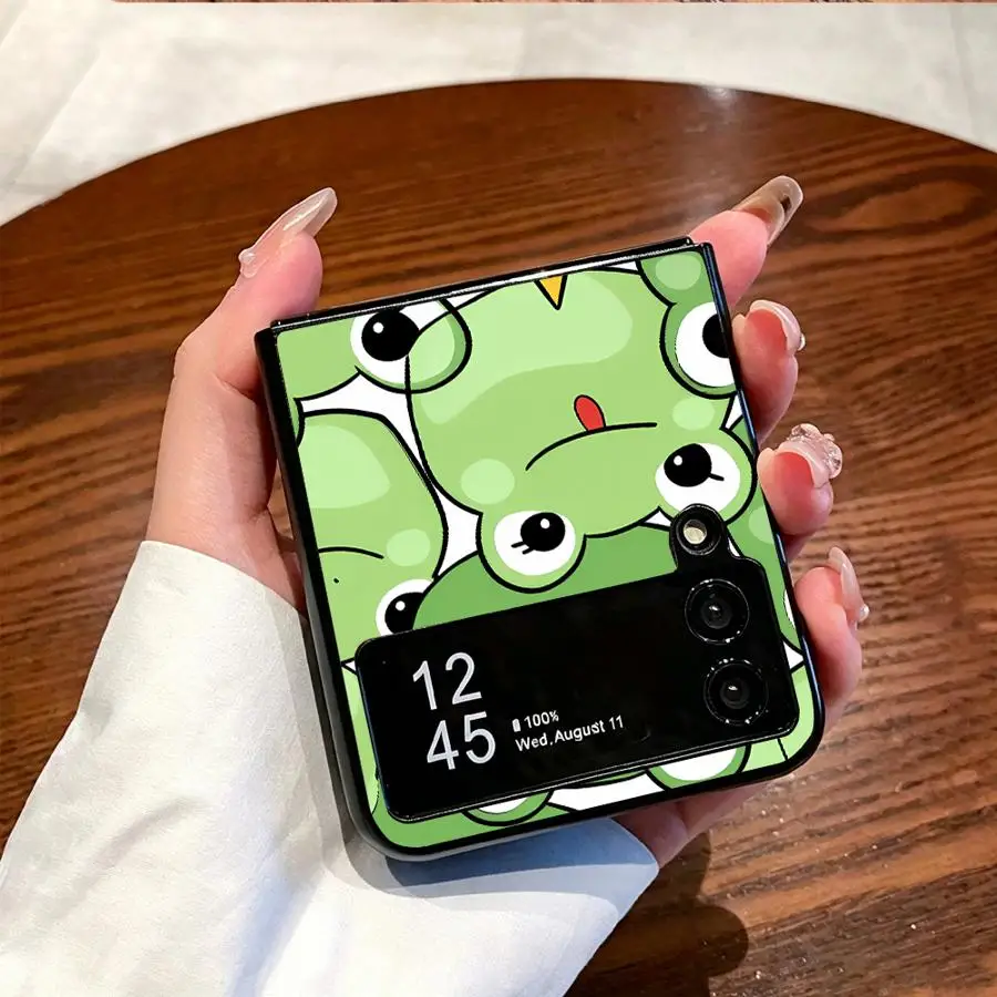 Full Cover Frog Design Phone Cover Case for Samsung Galaxy Z Flip 7 6 5 4 3 Z Fold 7 6 5 4 3 view 4