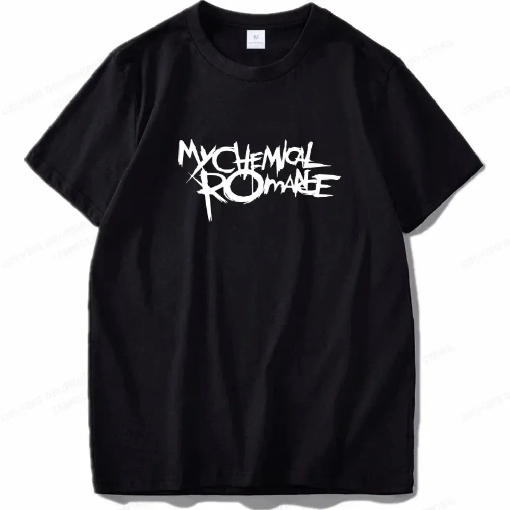 My Chemical Romance T-Shirt Damen T-Shirts Coole Hip-Hop Herren T-Shirts Lässige Mode Harajuku Kawaii T-Shirt Damen Y2K Kleidung – Detail 7