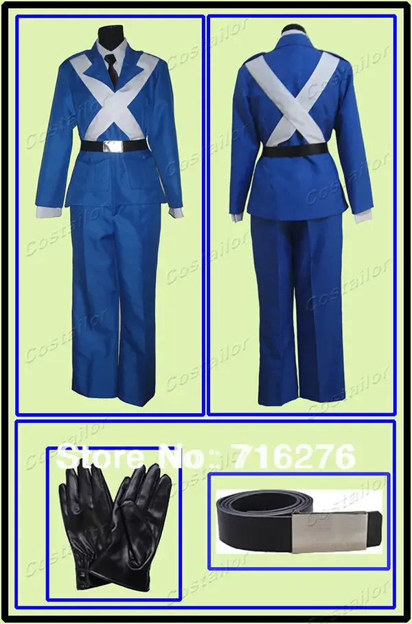 

Kisstyle Fashion Axis Power Hetalia (APH) France Cosplay Costume Clothing,Costumized Any size