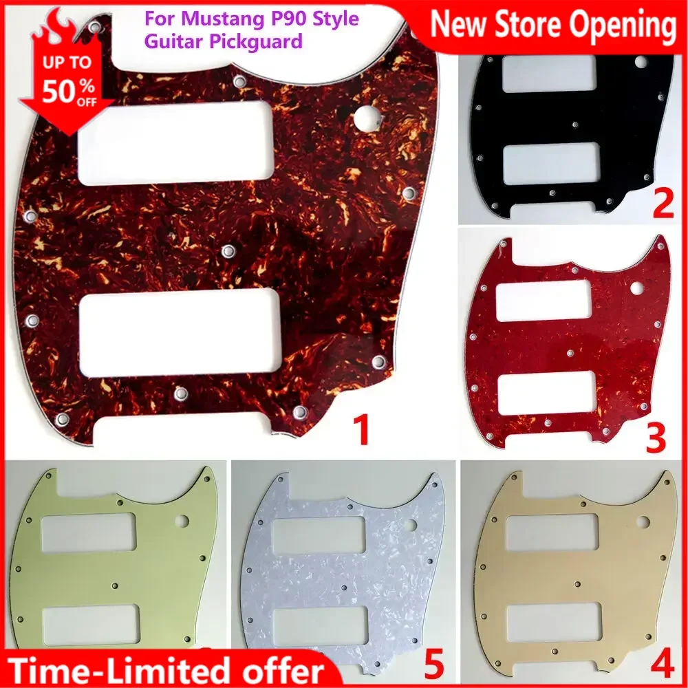 Guitar Pickguard For OffSet Series Mustang P90 Style Guitar Pickguard Replacement Parts