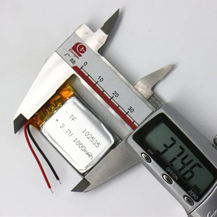 純正リチウムポリマー電池,Bluetoothヘッドセット,3.7v,1000mah,102535