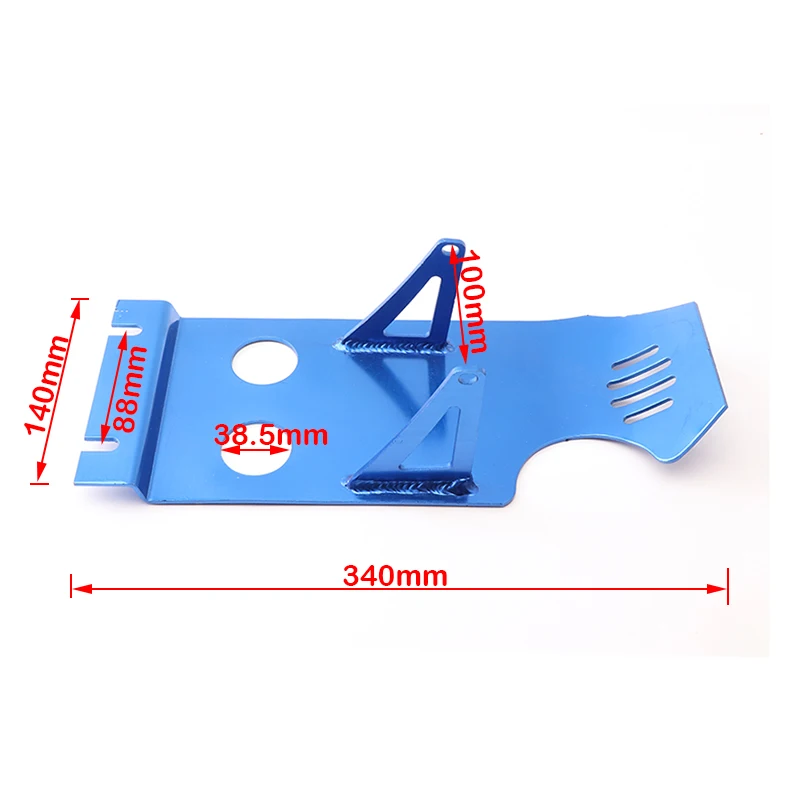 MOTORCYCLE  HEAVY DUTY ALLOY BASH PLATE ALUMINUM SKID PLATE ENGINE PROTECTING PLATE PIT BIKES ATOMIK yx140 150 160CC