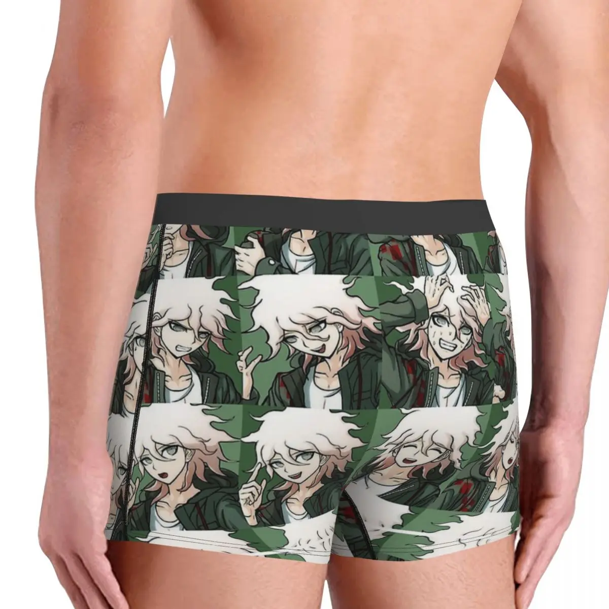 Трусы Nagito Komaeda Danganronpa, дышащие трусы, мужское нижнее белье, удобные шорты, боксеры, трусы