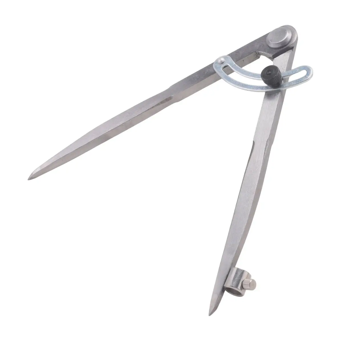 Final~~8 Inch Compass 200mm Wing Divider Scribe Tool with Pencil Holder for Geometry, Wood, Metal and Leather