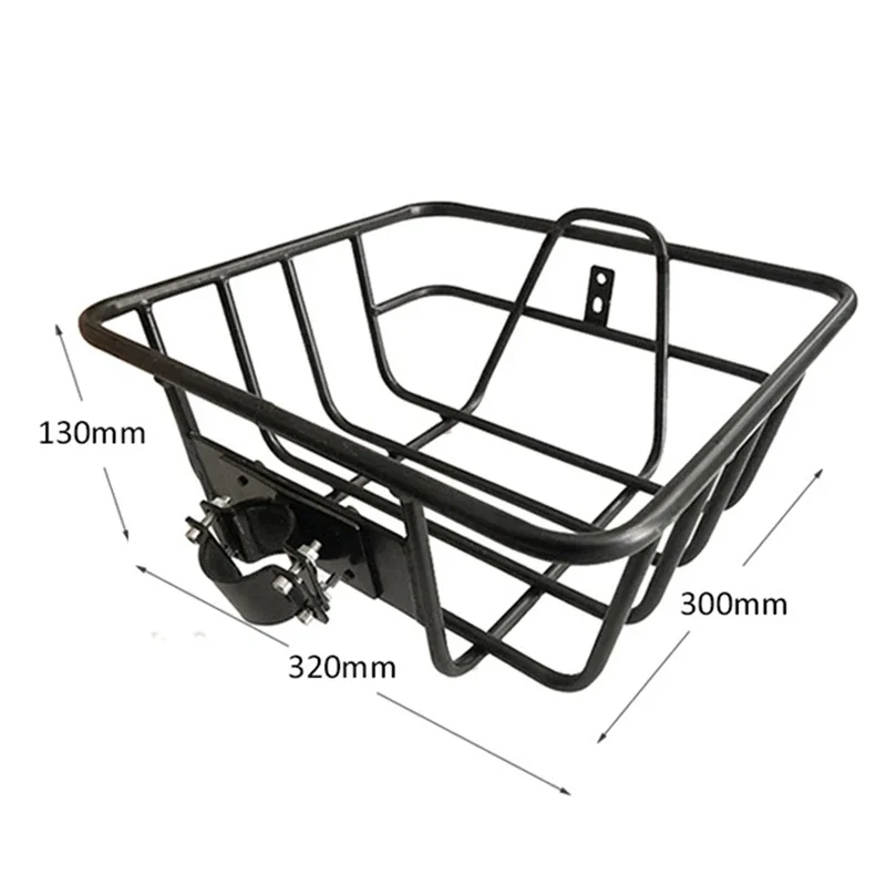 Electric Bicycle Front Basket, Luggage Rack, Front Commuter, Cycling Parts, 20 Inch