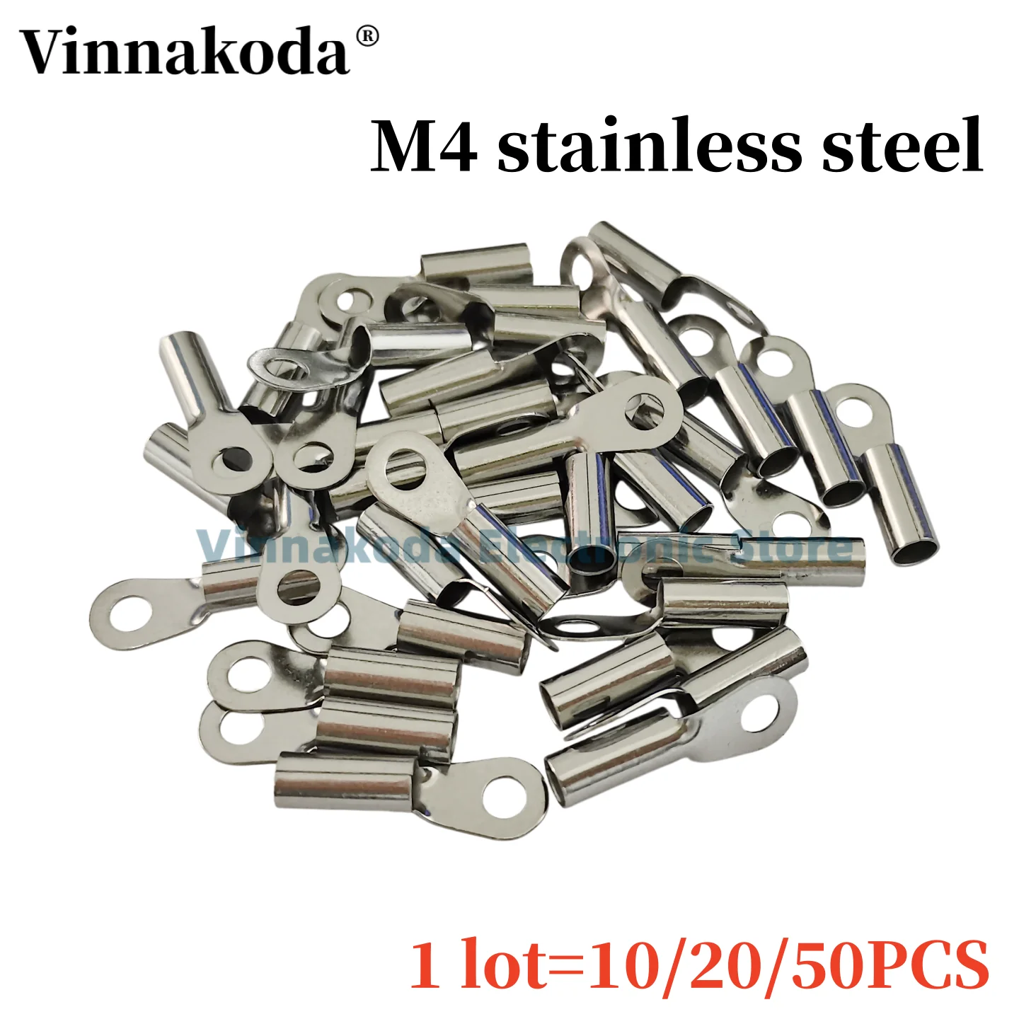 

10/20/50PCS M4 aperture, stainless steel casing, surface mount type fixation