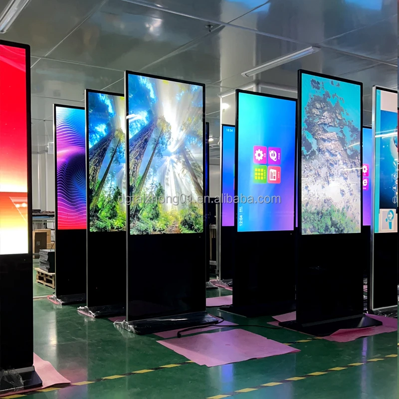 Factory Supply  LCD Display Android 11 4+32GB IR Touch Advertising Screen Digital Signage for Shopping Mall