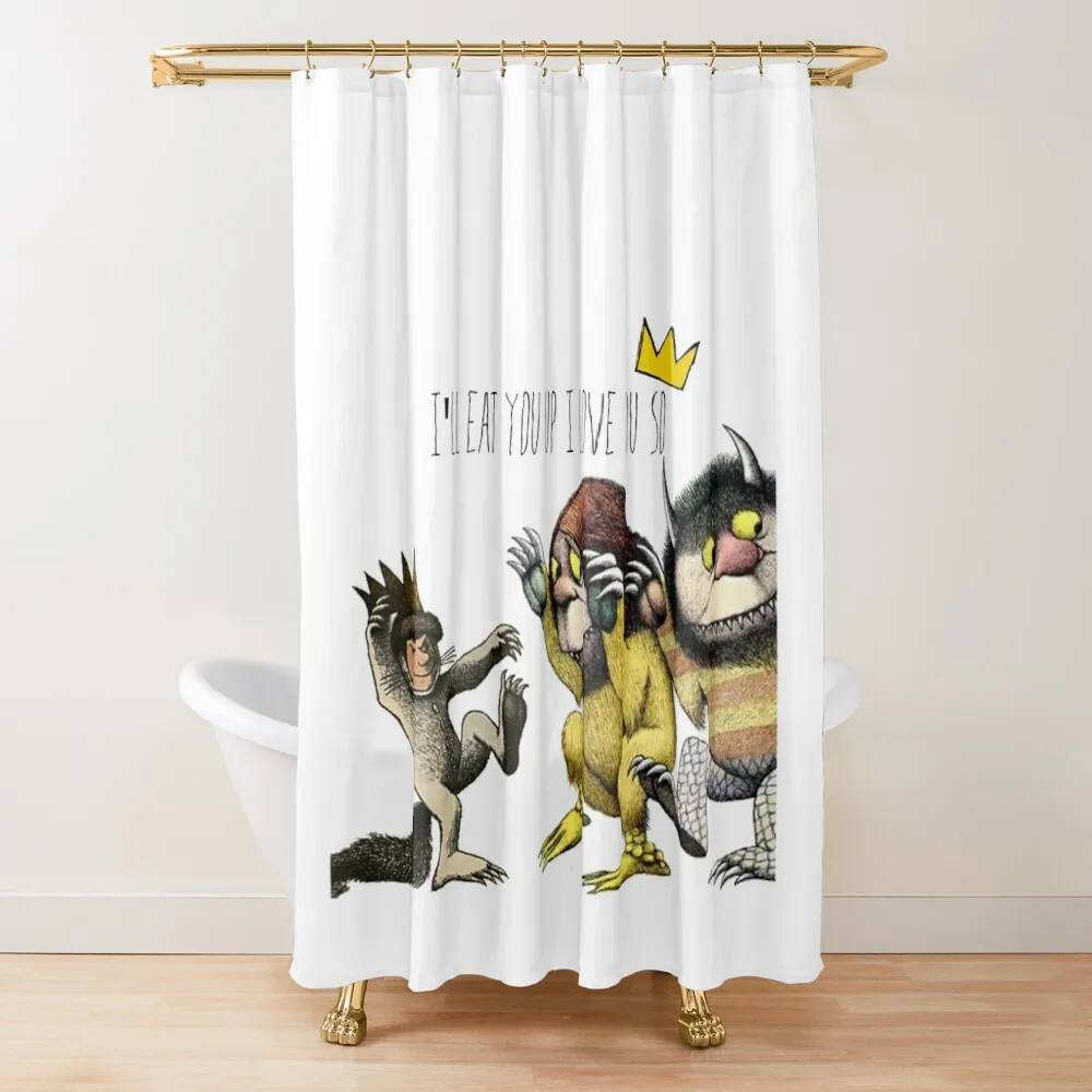 

Where The Wild Things Are Shower Curtain Waterproof Shower Shower Set Set For Bathroom Curtain