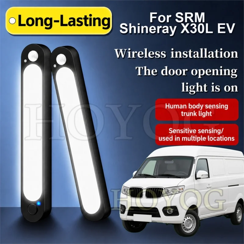 Luz LED para Maletero de Coche SRM Shineray X30L EV 2019-2026, Lámpara Inalámbrica con Sensor, Luz de Carga para Maletero, Luz Trasera para Asientos de MPV