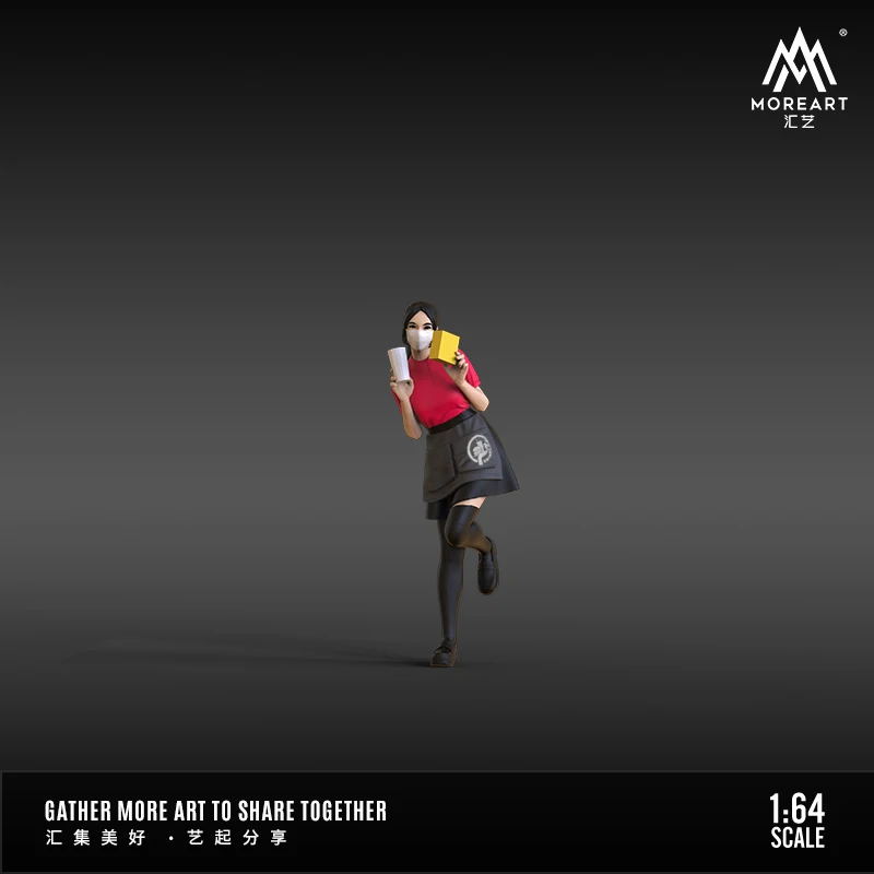 Mais arte 1:64 conjunto de bonecos de ação simulando modelo de decoração de resina para exibição, coleção e presente